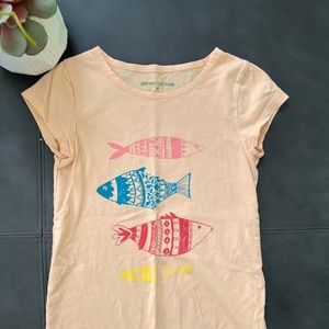 Garnet Hill cotton shirt girl medium